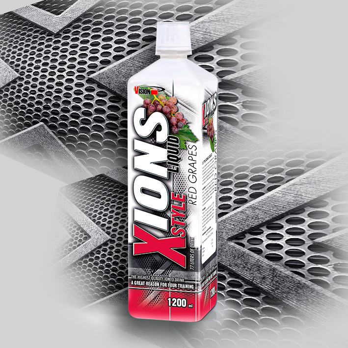 X-Style IONS liquid červené hrozny (1200 ml)