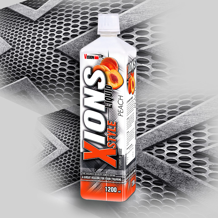 X-Style IONS liquid broskev (1200 ml)
