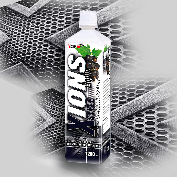 X-Style IONS liquid černý rybíz 